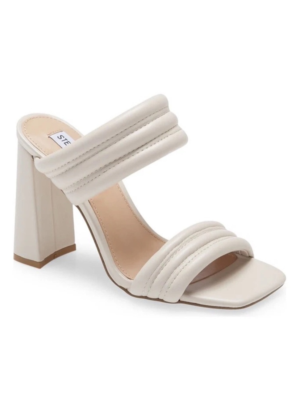 Steve Madden Tahani “bone” slip on heels 6.5